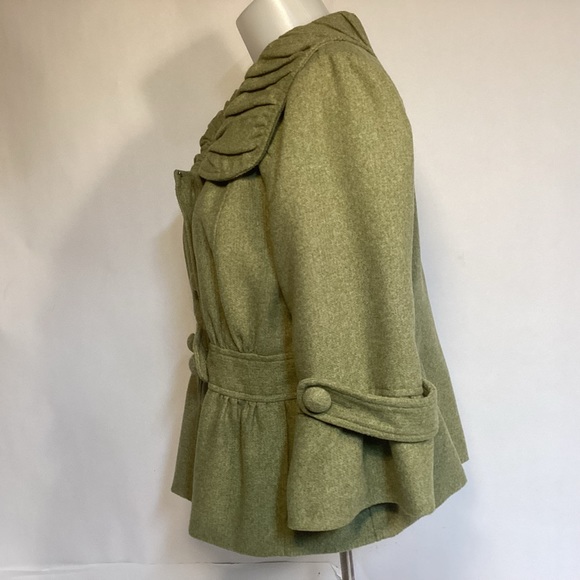 Women’s Antropologie Tabitha jacket size 10 cropped design with 3/4 sleeves - Picture 5 of 11